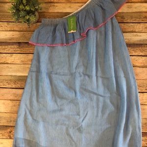Lilly Pulitzer One shoulder dress